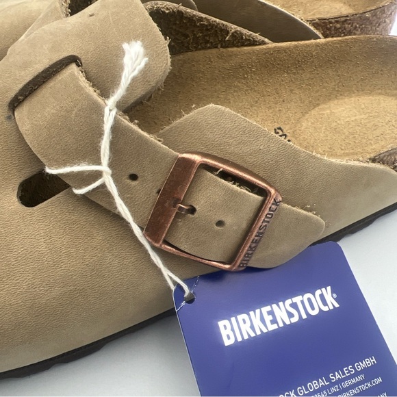 Birkenstock Boston BS Tabacco Brown Clog Shoe Size EU38 US 7-7.5 WMNS. NEW W/BOX - Picture 16 of 16